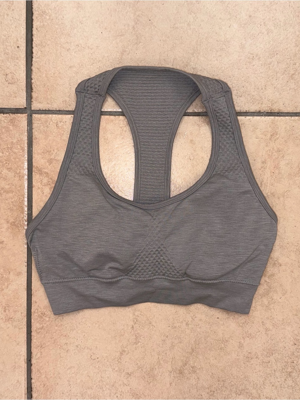 Alphalete Impact Sports Bra Womens Sz S Gray Medium Support Activewear Gym